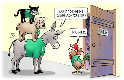 Werder-Weihnachtsfeier