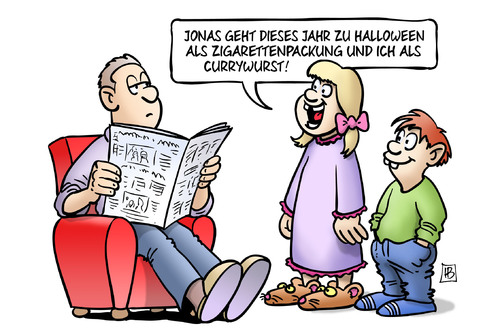 Cartoon: Wurst-Krebs (medium) by Harm Bengen tagged halloween,zigarettenpackung,currywurst,horror,schockbilder,krebs,fleisch,wurst,harm,bengen,cartoon,karikatur,halloween,zigarettenpackung,currywurst,horror,schockbilder,krebs,fleisch,wurst,harm,bengen,cartoon,karikatur