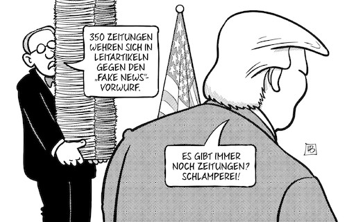 Zeitungen gegen Trump