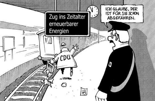 Zug abgefahren