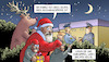 Cartoon: Ausgangssperre (small) by Harm Bengen tagged ausgangssperre weihnachten weihnachtsmann bescherung wichtel rentier polizei polizisten corona harm bengen cartoon karikatur