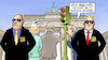 Cartoon: Charles in Berlin (small) by Harm Bengen tagged ampel,metapher,berlin,brandenburger,tor,flüstern,security,king,könig,charles,iii,besuch,england,gb,uk,camilla,harm,bengen,cartoon,karikatur