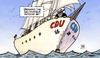 Cartoon: Galionsfigur (small) by Harm Bengen tagged galionsfigur,guttenberg,verteidigungsminister,bundeswehr,skandal,gorch,fock,kundus,feldpost,cdu,csu