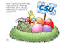 Cartoon: Gauweiler-Ei (small) by Harm Bengen tagged lustiges,osterrätsel,ei,handgranate,peter,gauweiler,nest,csu,korruption,bestechung,masken,ostern,harm,bengen,cartoon,karikatur