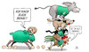 Cartoon: Werder unter Schaaf (small) by Harm Bengen tagged werder,bremen,thomas,schaaf,schaf,beine,fussball,bundesliga,klassenerhalt,trainerwechsel,endspurt,bremer,stadtmusikanten,harm,bengen,cartoon,karikatur