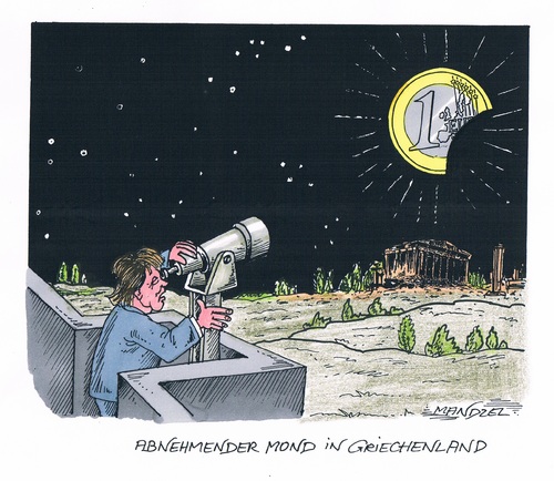 Abnehmender Mond Griechenland