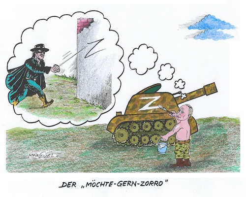 Cartoon: Das geheimnisvolle Z (medium) by mandzel tagged russland,putin,nato,osterweiterung,ukraine,angst,krieg,europa,unzeichen,zorro,russland,putin,nato,osterweiterung,ukraine,angst,krieg,europa,unzeichen,zorro