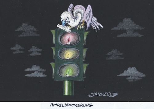 Cartoon: Endzeit der Ampel (medium) by mandzel tagged ampel,regierungsunfähigkeit,spd,fdp,grüne,deutschland,wirtschaftsuntergang,geldvergeudung,kriegslüsternheit,ampel,regierungsunfähigkeit,spd,fdp,grüne,deutschland,wirtschaftsuntergang,geldvergeudung,kriegslüsternheit