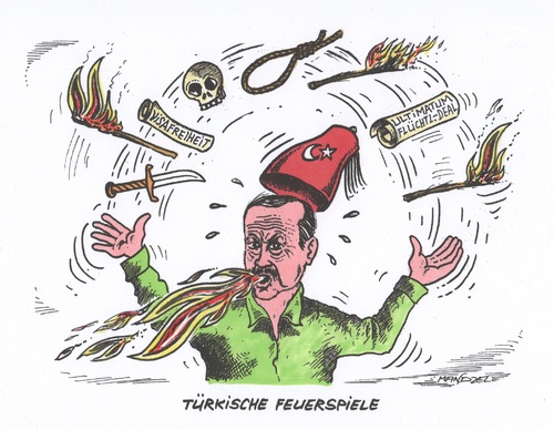 Erdogan spuckt Feuer