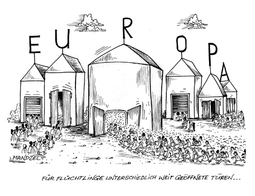 Flüchtlingsströme nach Europa