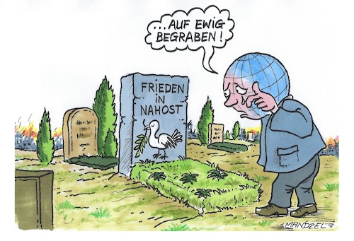 Cartoon: Friedhof Nahost (medium) by mandzel tagged palästina,krieg,unbarmherzigkeit,terror,massenmorde,mohammedaner,juden,gaza,palästina,krieg,unbarmherzigkeit,terror,massenmorde,mohammedaner,juden,gaza