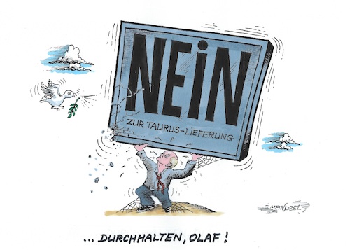 ...noch bleibt Scholz hart!