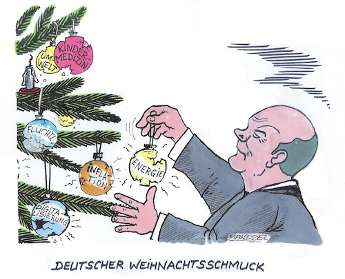 Scholz schmückt Deutschland