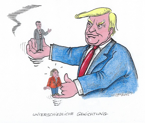 Trump und seine Besucher