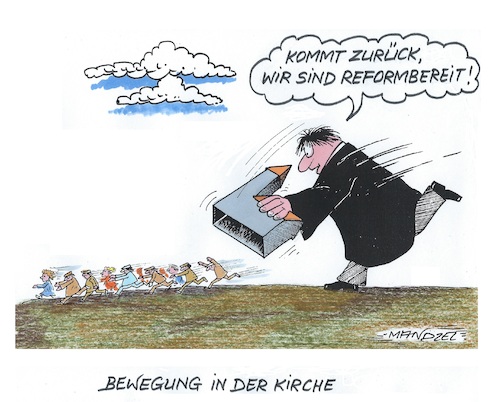 Cartoon: Und sie bewegt sich doch... (medium) by mandzel tagged kirche,kindermissbrauch,lügen,vertuschungen,reformen,kirchenaustritte,kirche,kindermissbrauch,lügen,vertuschungen,reformen,kirchenaustritte