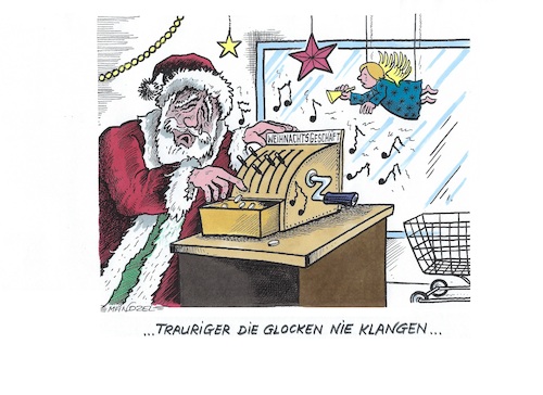 Cartoon: Weihnachtliche Geschäftslage (medium) by mandzel tagged corona,regeln,impfungen,verordnungen,pandemie,politik,mandzel,karikatur,geschäfte,corona,regeln,impfungen,verordnungen,pandemie,politik,mandzel,karikatur,geschäfte