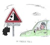 Cartoon: Absturz (small) by mandzel tagged deutschland,autoindustrie,habeck,wirtschaft,untergang