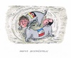 Cartoon: Erstes beschnüffeln (small) by mandzel tagged merkel,hollande,hundegeschnüffel,erste,kontaktaufnahme