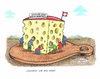 Cartoon: Löchriges CH-Bankgeheimnis (small) by mandzel tagged schweiz banken namensveröffentlichungen steuersünder finanzen bankgeheimnis