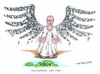 Cartoon: Putin und die Krim (small) by mandzel tagged krim putin schutzengel waffen gewalt