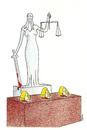 Cartoon: Themis and court (small) by cemkoc tagged hukuk karikatürleri law cartoons themis judgement judge judicial justice supreme court last defendant trial tribunal prosecution public prosecutor lawyer attorney richter legal droit cour la juridiction le juge abogado defense