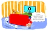 Cartoon: Gehirnjogging (small) by Holga Rosen tagged tv programm