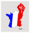 Cartoon: France elections (small) by ismail dogan tagged france,elections,2024