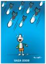 Cartoon: GAZA 2009 (small) by ismail dogan tagged gaza