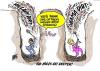Cartoon: stop digging (small) by barbeefish tagged hillary obama 