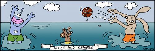 Cartoon: Fluch der Karibik (medium) by zguk tagged urlaub,sport,spaß