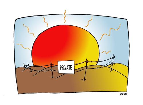 Cartoon: SUNPOWER (medium) by uber tagged petrol,solar,energy,monopoli,sun,sunpower,energie,solarenergie,sonne,umwelt,power,alternative