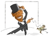 Cartoon: DANCE WITH ME (small) by uber tagged afghanistan obama war