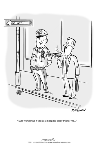 Cartoon: Pepper Spray (medium) by ian david marsden tagged fail,to,big,too,order,world,new,spray,pepper,nypd,ows,occupy,occupy,wall street,banken,wall,street