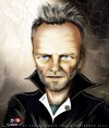 Cartoon: Sting (small) by saadet demir yalcin tagged saadet,sdy,sting,portrait