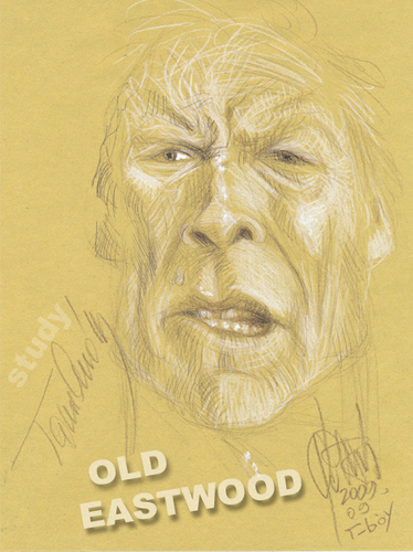 Cartoon: EASTWOOD (medium) by T-BOY tagged eastwood