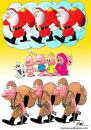 Cartoon: No Title (small) by Marcos Noel tagged christmas war children comic world global kids