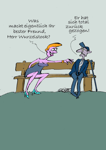 Cartoon: Bester Freund (medium) by sobecartoons tagged jung,und,alt,rentner,milffrage,bankgespäche,wissensdurst,rückzug,jung,und,alt,rentner,milffrage,bankgespäche,wissensdurst,rückzug