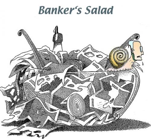 Cartoon: Salad (medium) by Pohlenz tagged financial,crisis,finanzen,finanzkrise,börse,finanzmarkt,aktien,bank,banken,bankensterben,bankers,wall street,usa,amerika,geld,lehman brothers,crash,pleite,bankrott,wirtschaft,wirtschaftskrise,aktienmarkt,wall,street,lehman,brothers,vermögen,einlagen,ersparnisse,armut,arm,reich,reichtum,angst,glück,glücklich,einkommen,gehalt,konto,salat,gemüse,essen,nahrung,ernährung