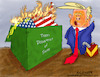 Cartoon: Trump Destroys US Foreign Policy (small) by dbaldinger tagged trump ukraine europe