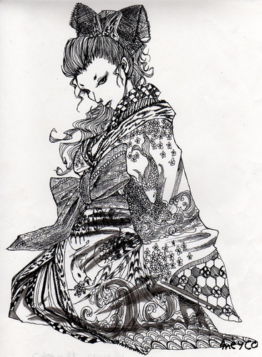 oiran By meyco | Media & Culture Cartoon | TOONPOOL