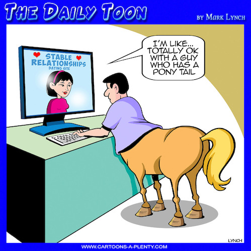 Cartoon: Centaur (medium) by toons tagged dating,sites,pony,tails,centaurs,dating,sites,pony,tails,centaurs