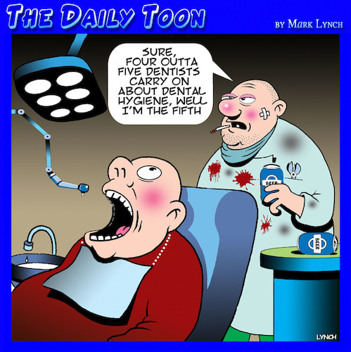 funny dental cartoons