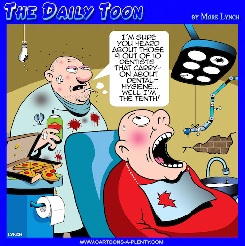 Cartoon: Dental hygiene (medium) by toons tagged dentists,hygiene,nine,out,of,ten,dentists,hygiene,nine,out,of,ten