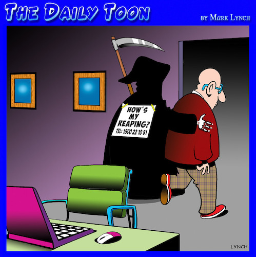 grim reaper cartoon