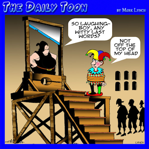 Guillotine By toons | Media & Culture Cartoon | TOONPOOL