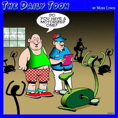 Gym cartoon