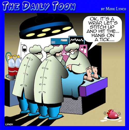 heart surgery cartoon