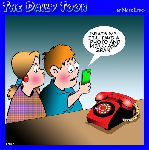 Landline By Toons Media And Culture Cartoon Toonpool 1448