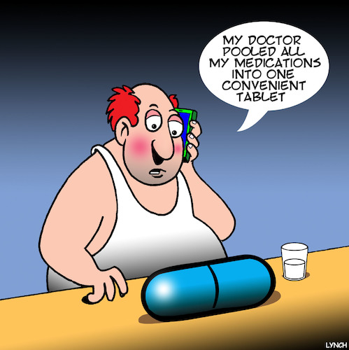 Medication By toons | Philosophy Cartoon | TOONPOOL