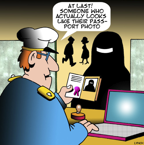 Passport photo By toons | Media & Culture Cartoon | TOONPOOL